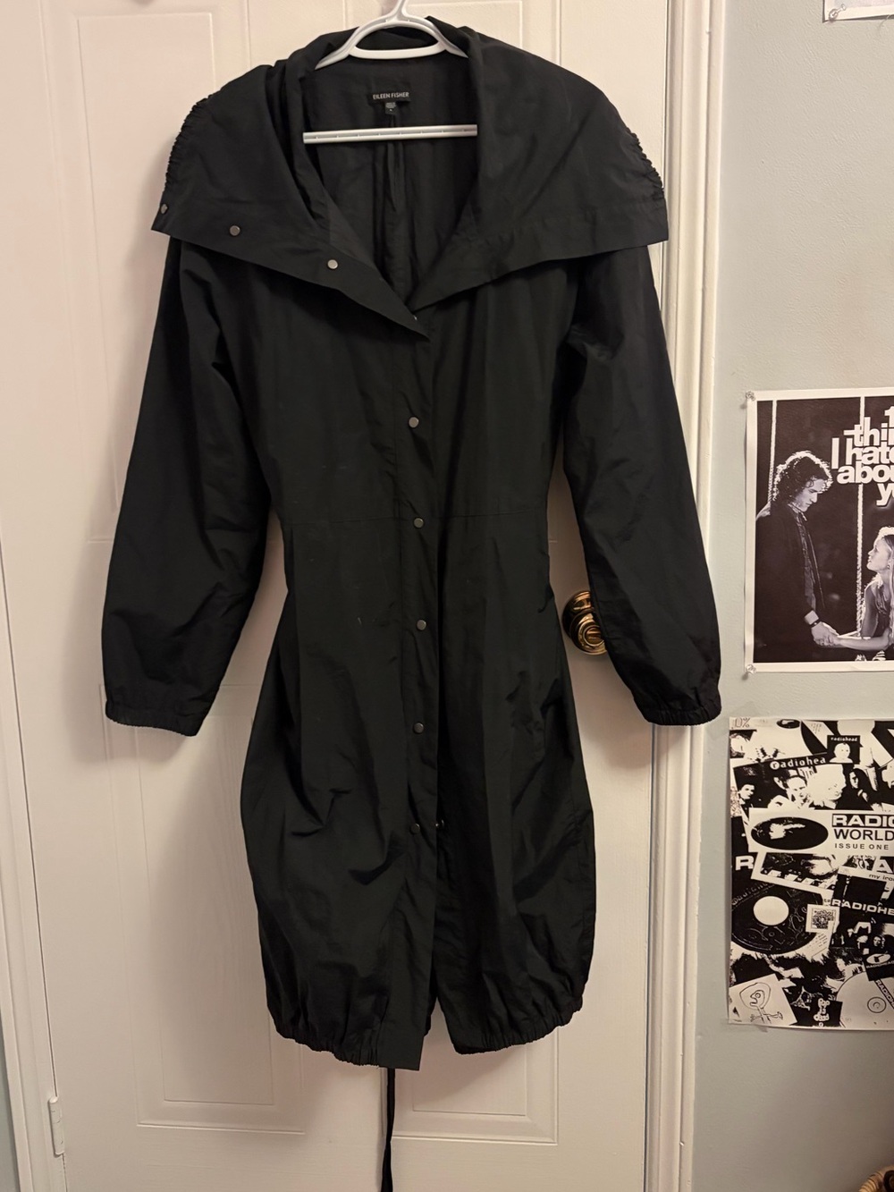 Eileen Fisher Button/snap-front coat